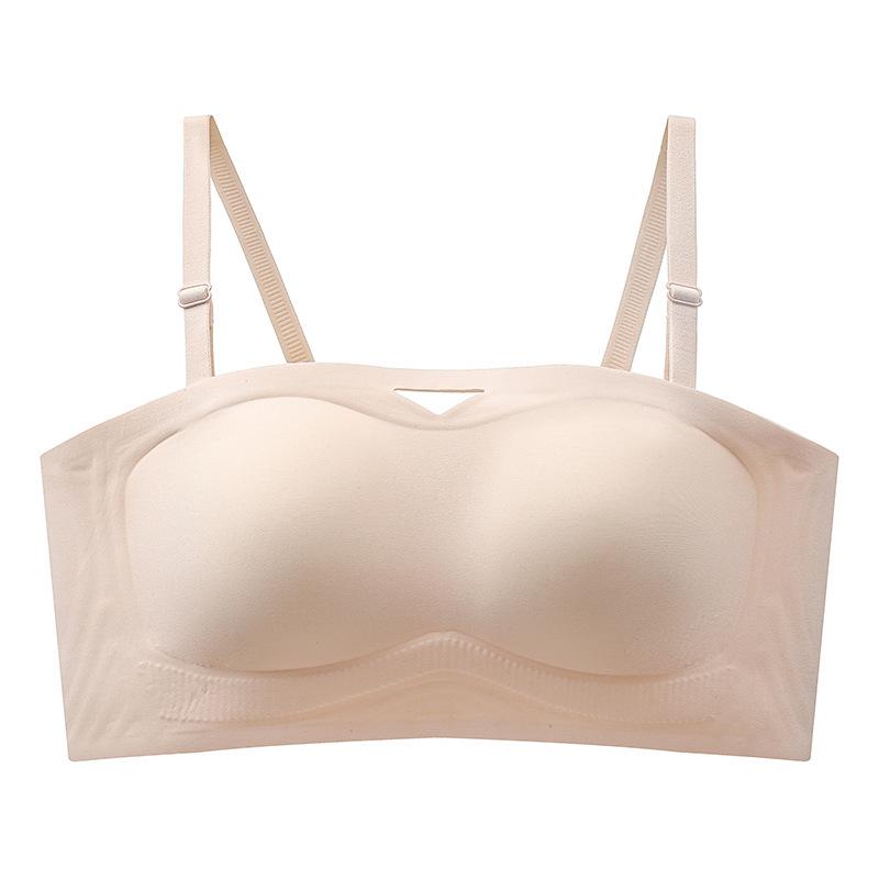 Strapless Women's Non-slip Summer Thin Anti-light Tube Top Without Steel Ring and Seamless Bra Cover-1
