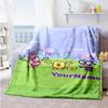 Wow! Wow! Wubbzy Personalized Name Blanket Throw Customizable Blanket Soft Warm Cozy Throw For Seaside Nap Livingroom Picnics Ideal for All Seasons