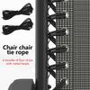 Folding Lounge Chair Black Teslin Mesh Replacement Fabric Wide Thickened Beach Nap Chair Accessories