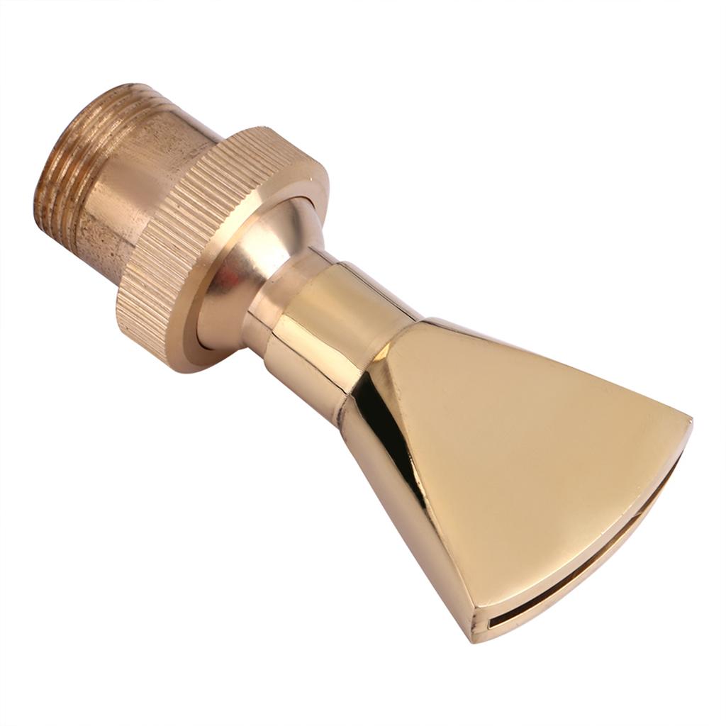 DN15 DN20 Brass Fan Shaped Fountain Nozzle Flat   Bill Fountain Sprinkler Spray for Garden Pond Amusement     Library