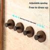 1/2/4PCS Grain Door Hook Adhesive Bathroom Towel Rack No-Drill Wall-Mounted Coat Hanger Hook For Kitchen
