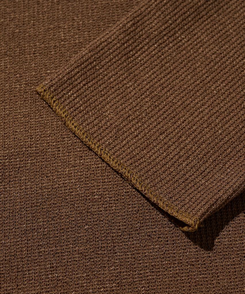CARGOBROS Round Cut Summer Knit (Brown)