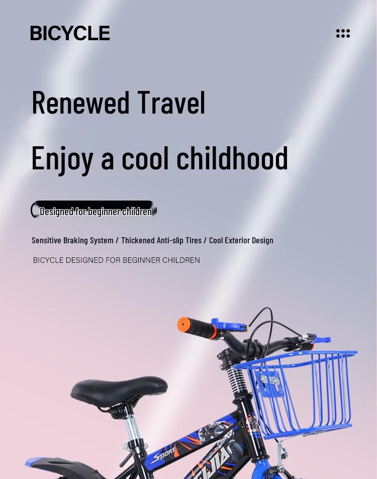 Kinderfahrrad für 3-10 Jahre, Jungen & Mädchen, Erhältlich in 12-18 Zoll Größen.
