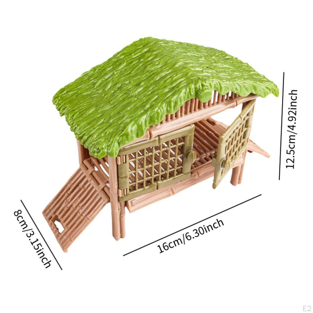 Bausatz mit Geflügelkäfig, Bauernhof-Szenenmodell, Miniatur-Spielhaus für Jungen
