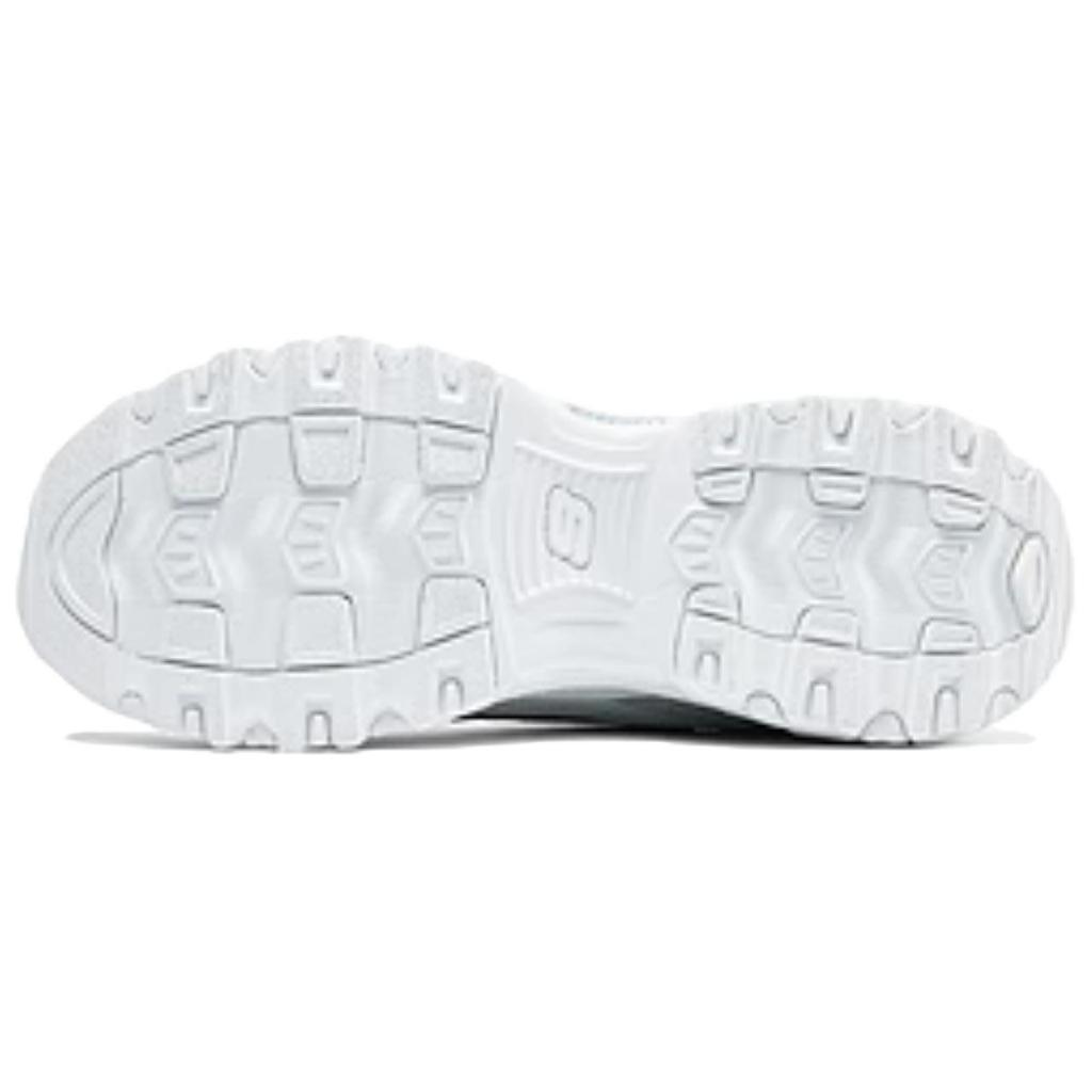 Skechers DLites 1.0 Simples Cómodas Duraderas de Caña Baja Zapatillas Estilo Papá Mujer Blanca 150231-WNVR