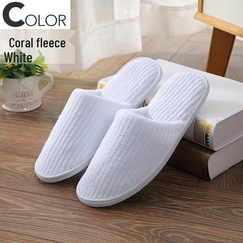Star Hotel Bed & Breakfast Non-Slip Disposable Slippers - Customizable Logo