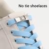 Running Shoelaces Without Ties Flat Elastic Lace for Basketball No Tie Shoelace Press Lock Shoe Laces Clip for Kids Adult New