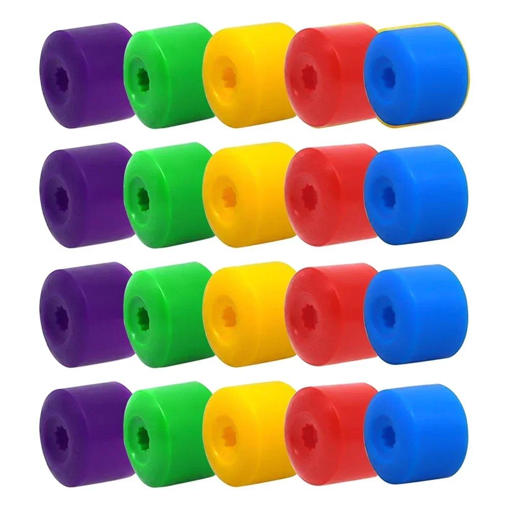 20Pcs for VW Tiguan Golf MK5 Passat B7 Wheel Tire Hub Cap Nut Bolt Cover Rim Tyre Screws Plugs Studs Car Decorations Accessories