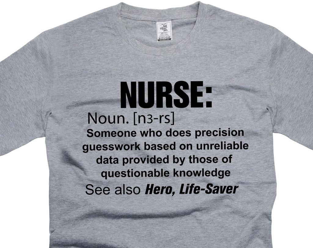 Funny Nurse Definition T-Shirt: Humor Tee, Nurse Gift