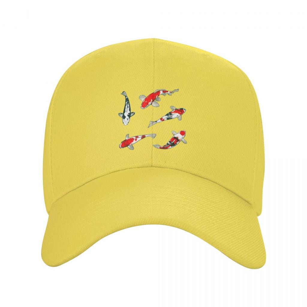 Le ballet des carpes koi Cap Baseball Cap Anime Damenkappe Unisex