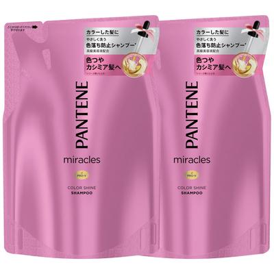 Shampoo Pantene Miracles 420mL x Brilho da Cor como Refil, 2, (Comprar Conjunto)