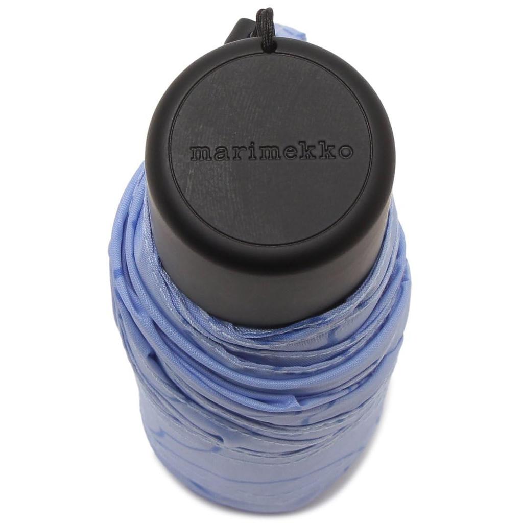 Marimekko Unikko Mini Manueller Faltbarer Floraler 93949 500 Schirm, Druck, Blau, Damen, [Artikel]