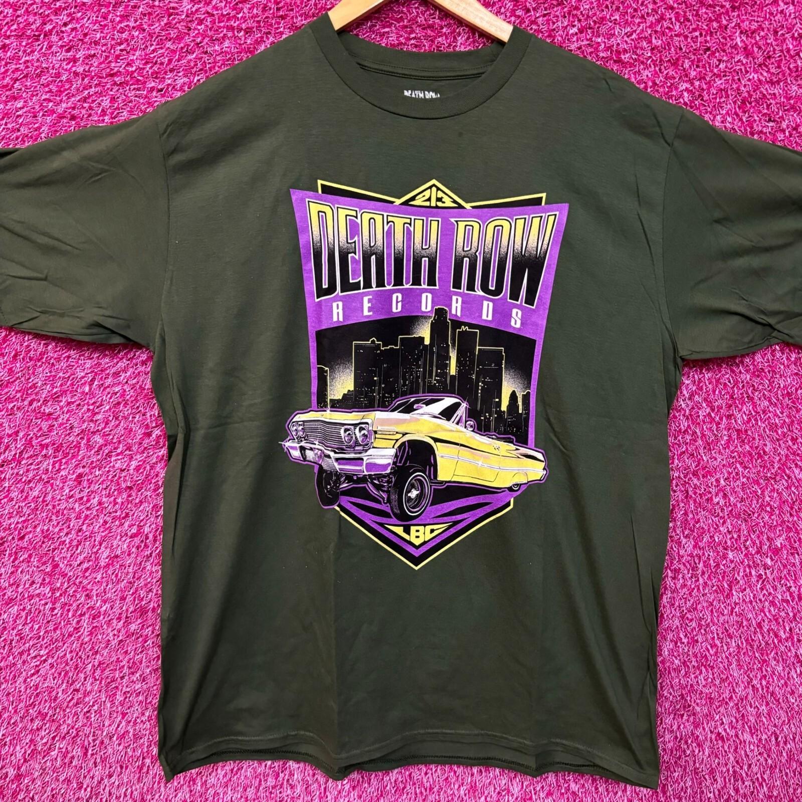 

Death Row Records 213 LBC Skyline Low Rider Hip Hop Tee XL XL