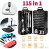 115 In 1 Electronics Screwdriver Bit Set Hand Tools Screw Driver Kit Precision Screwdriver Tools Repair Maintenance Tools