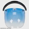 Japanese Three-Button Bubble Lens Motorcycle Helmet