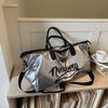 Large Capacity Travel Bag Dry And Wet Separate Letter Gym Bag Sports Bag