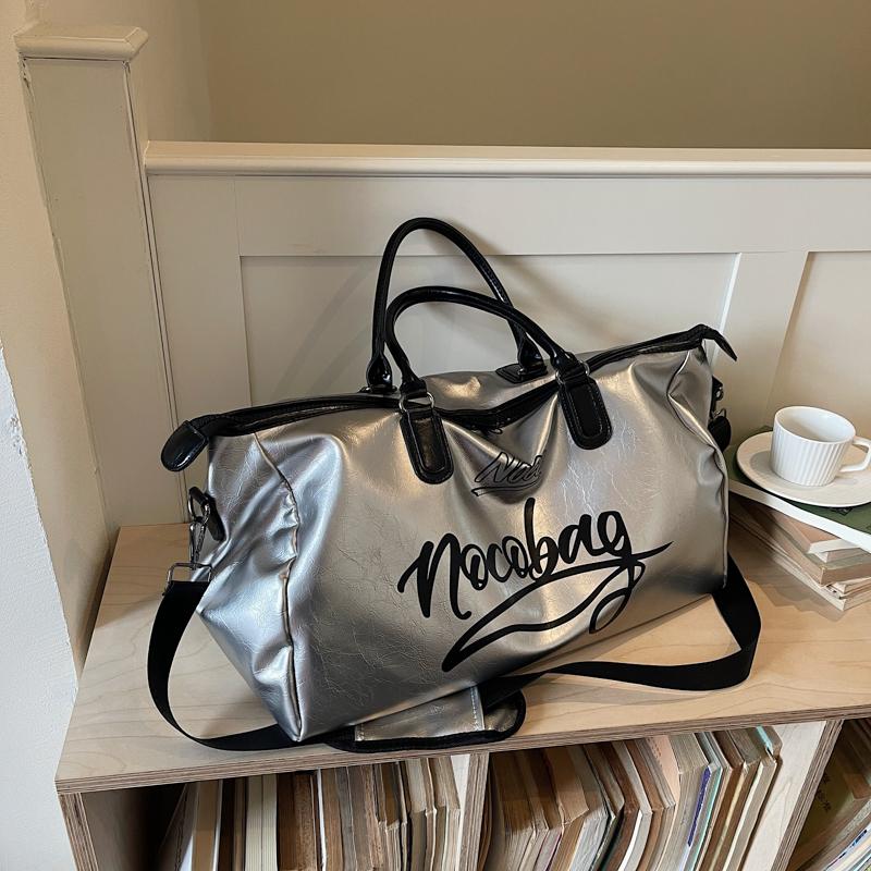 Large Capacity Travel Bag Dry And Wet Separate Letter Gym Bag Sports Bag