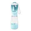 Dog Travel Drink Food Cup for Owners, Two-Section Carry Container with Carry Cord and PET Body for Park Time Daily