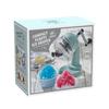 Compact Fluffy Shaved Ice Maker Manual Fluffy Smooth Crunchy Stepless Adjustment Flavored Ice Juice Milk Ice Frozen Fruit Outdoor [Toffy] K-IS10 (Pale
