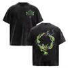 T-shirt Vintage Lavata Rapper Feid Ferxxo Tour 2026 Abbigliamento Uomo Moda High Street T-shirt Leggera e Traspirante per Outfit Estivi Freschi