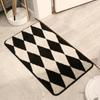 Straight-hair Geometric Polypropylene Indoor Dust Removal Mat Household Door Door Wear Resistant Dirty Non-slip Mat