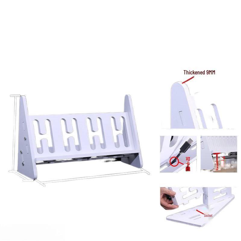 Multi-Device Vertical Charging Station: Simple Desktop Multi-Phone Holder