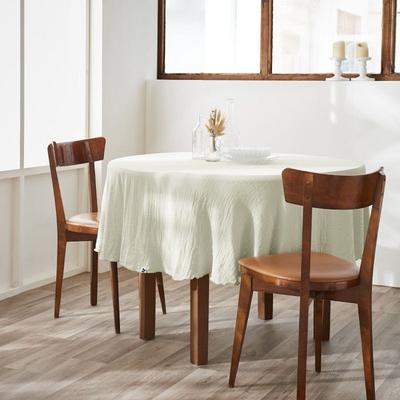 Tablecloth "Gaïa" Rode 180 Cm "Cotton Gauze" - Gaïa Water Green