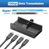 YW-HCL-4C-Pro 4 Ports USB C 3.1 Hub 10Gbps High Speed Data Transfer Clip On External Dock Station