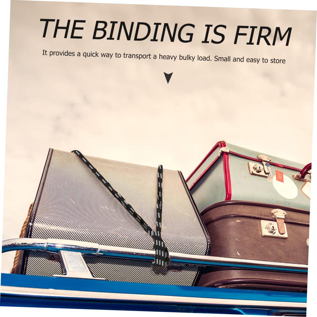 LEDmomo 2 Pcs Bicycle Chest Webbing Bike Binding Device Rear Rack Fastener Chest Luggage Belt Suitcase Cargo Tightening Rope Pedal