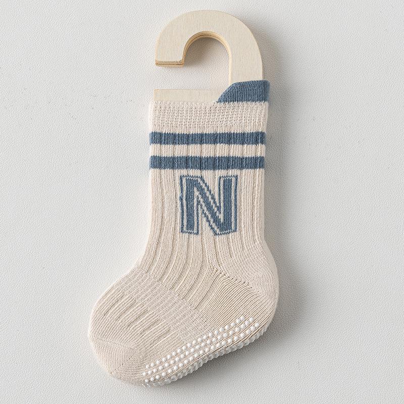 Newborn & Toddler Non-Slip Floor Socks: Spring/Summer Style with Waistband
