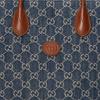 Gucci Monogram Interlocking Double G Logo Blue Denim Large Vertical Tote Bag Unisex tote bag 674155-2KQQT-8391