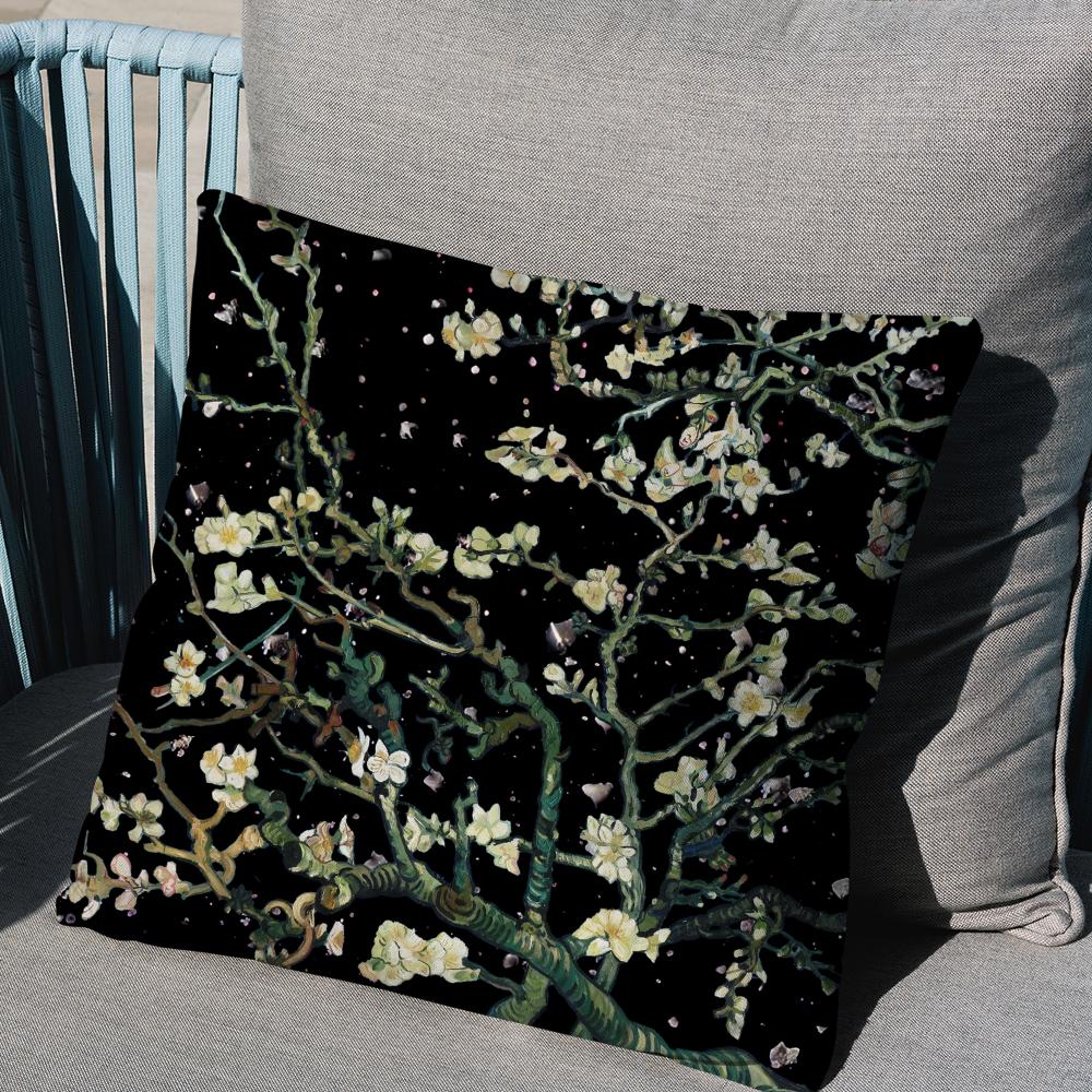 Jvke Pillow Case Anti-Dustmite Pattern Cushion Cover Suitable For Sofa Bedroom Car Pillow Case Cover