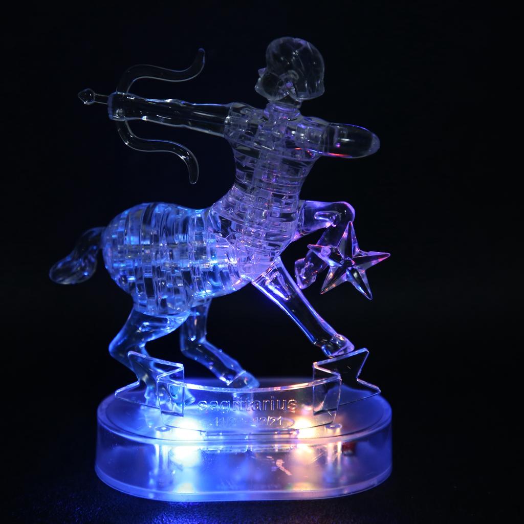 Three Dimensional Puzzle Puzzle Jigsaw with LED Light(Sagittarius )