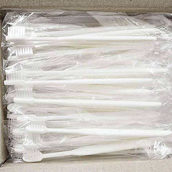 

PARAISO Co., Ltd. Disposable toothbrush set for commercial use, 24 holes, no toothpaste [150 pieces] White