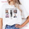 Justin Timberlake Tour Shirt Art T Concert JT Merch Forget Tomorrow World Gift Vintage Washed Casual Soft Streetwear