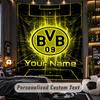 TapestryBorussia Dortmund Custom Name Text Personalized Wall Hanging Tapestry Home Wall Decor