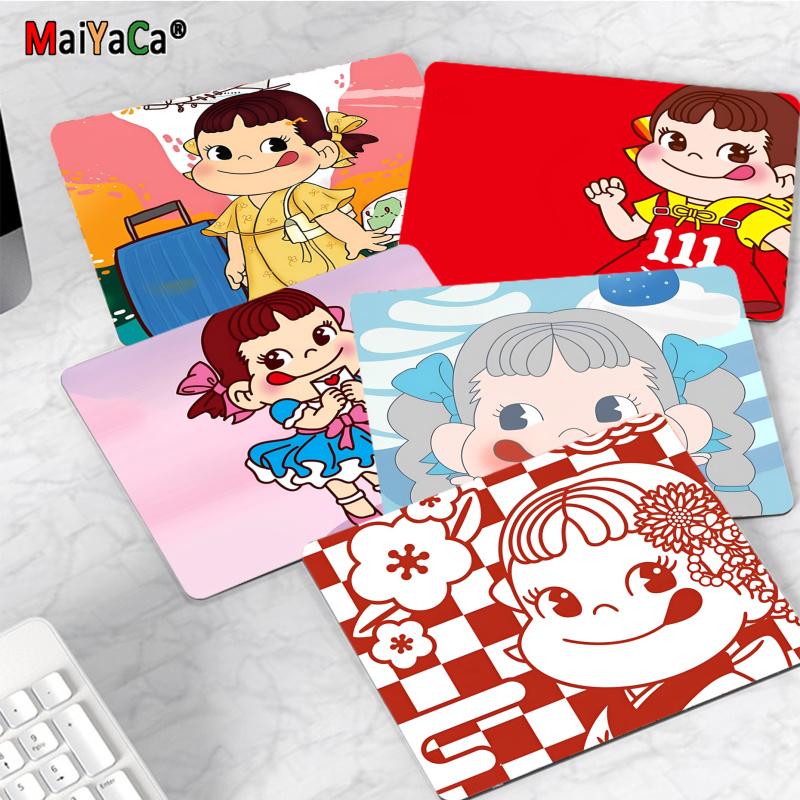 Peko Milky Mousepad Rubber Small Thickened Mouse Pad Gaming Keyboard Table Mat Office Supplies Room Decor For PC Mouse Carpet