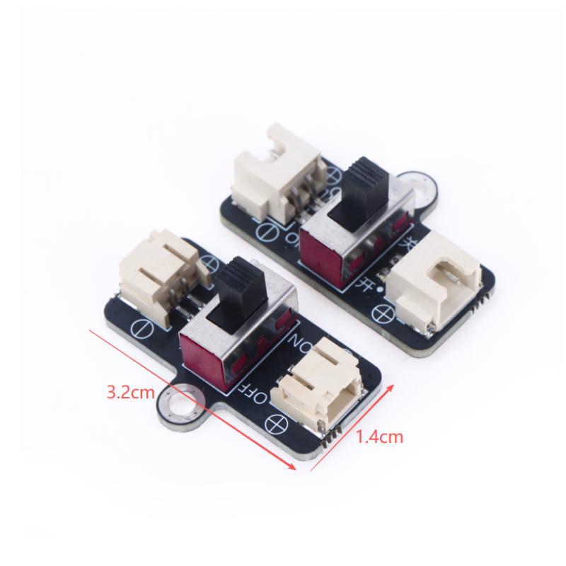 Hot Sale For Bambulab CyberBrick Single-Item Power Switch Module 2Pin XH2.54 PH2.0 Connecto 3D Printed Model Componet