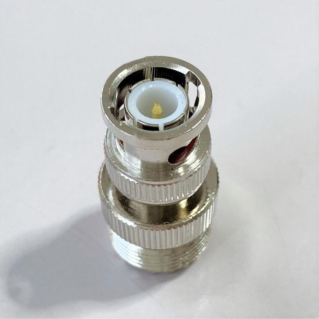 BNC M-Type Conversion Connectors (2-Pack) - BNC Male To M-Type Female, BNCP To MJ for Portable Radios, Amateur Radios, and More