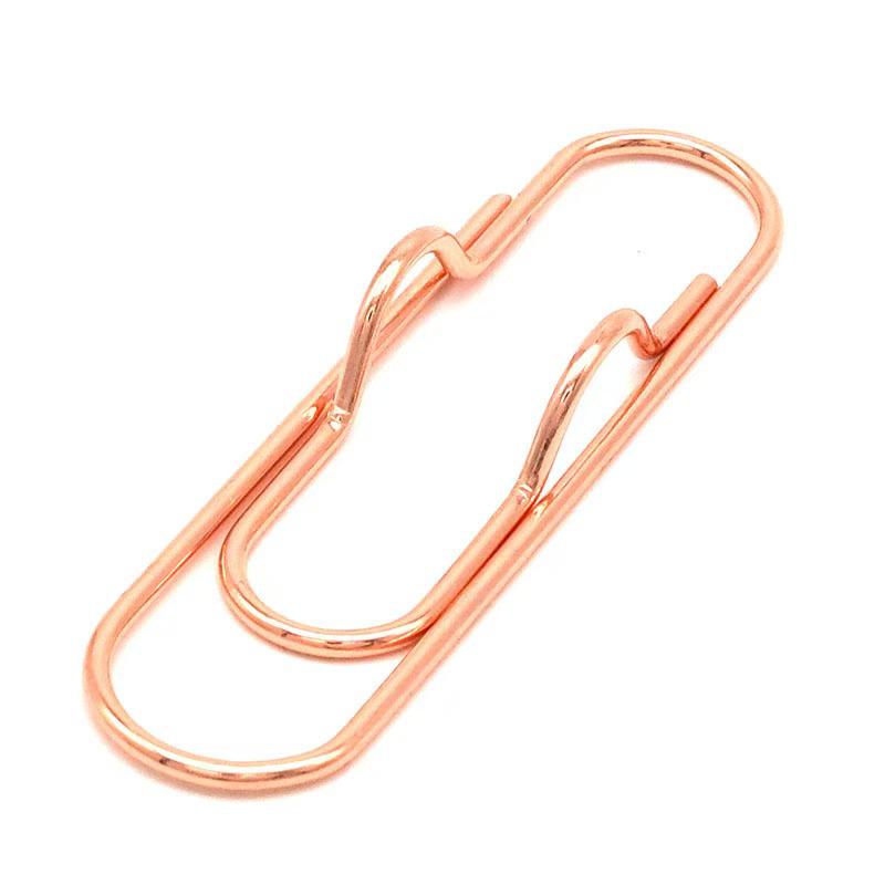 Heart-Shaped Multi-Functional Pen and Paper Clip for Office Stationery