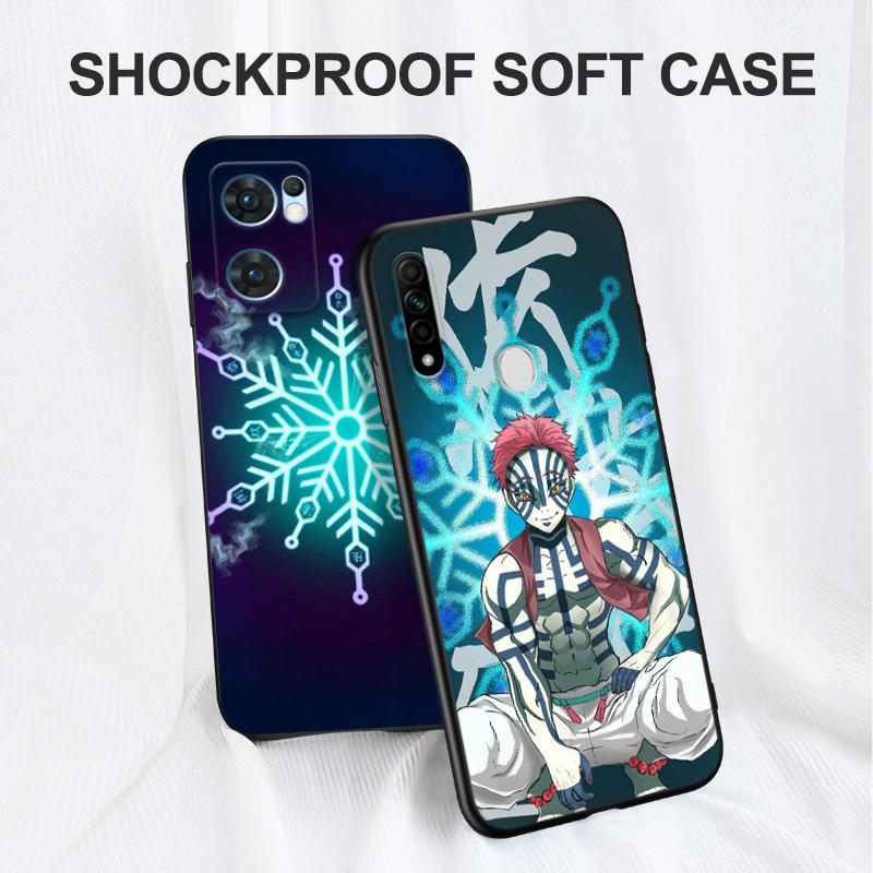 Black Tpu Case For OPPO Reno 7 7Z 8 Lite 4G 5G PRO F11 F17 F15 F19 F19S F21 Akaza