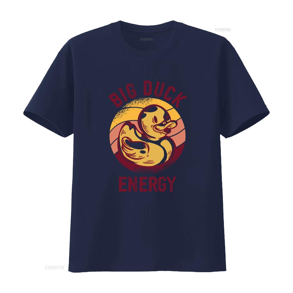 Big Duck Energy Rubber T Shirt  vintage Washed streetwear Stylish Slightly Top For Everyday Wear Unisex fashion Casual