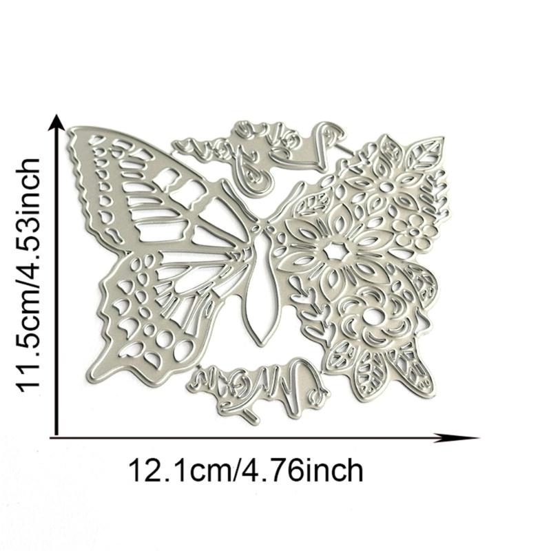 Butterfly Die Cut Stencils Scrapbooking Embossing Tool Carbon Steel Cutting Die for Scrapbooking Card Making Album