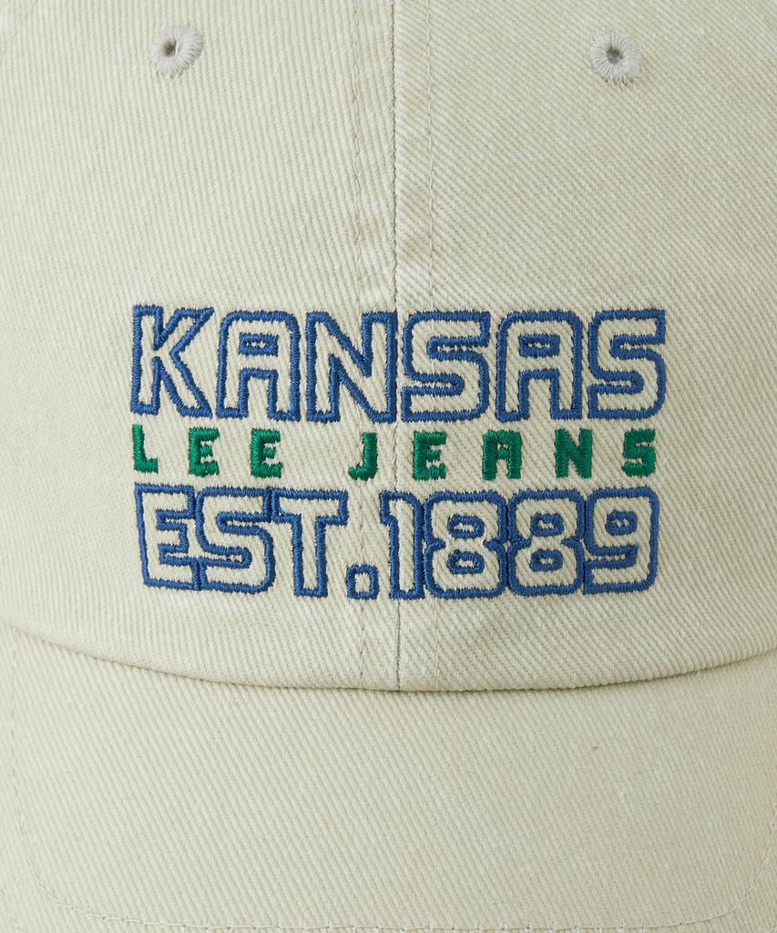 LEE Kansas Lettering Ball Cap Beige