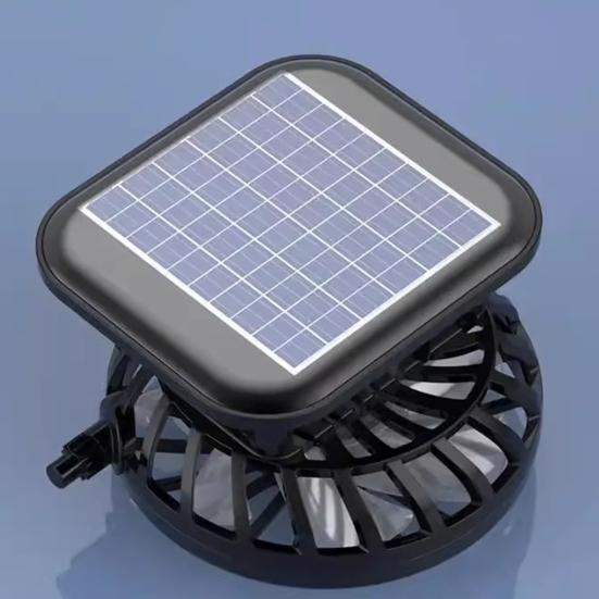 Cooling Fan Hat Clip-on Air Cooler Fan Strong Airflow Low Noise Mini Size Rechargeable Outdoor Wide Brim Hat Solar Fan