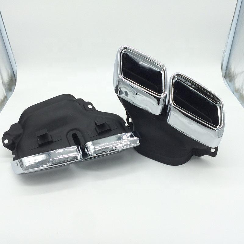 Edelstahl Auspuff Schalldämpfer Endrohr für Mercedes W205/W212/W213/E63/S65