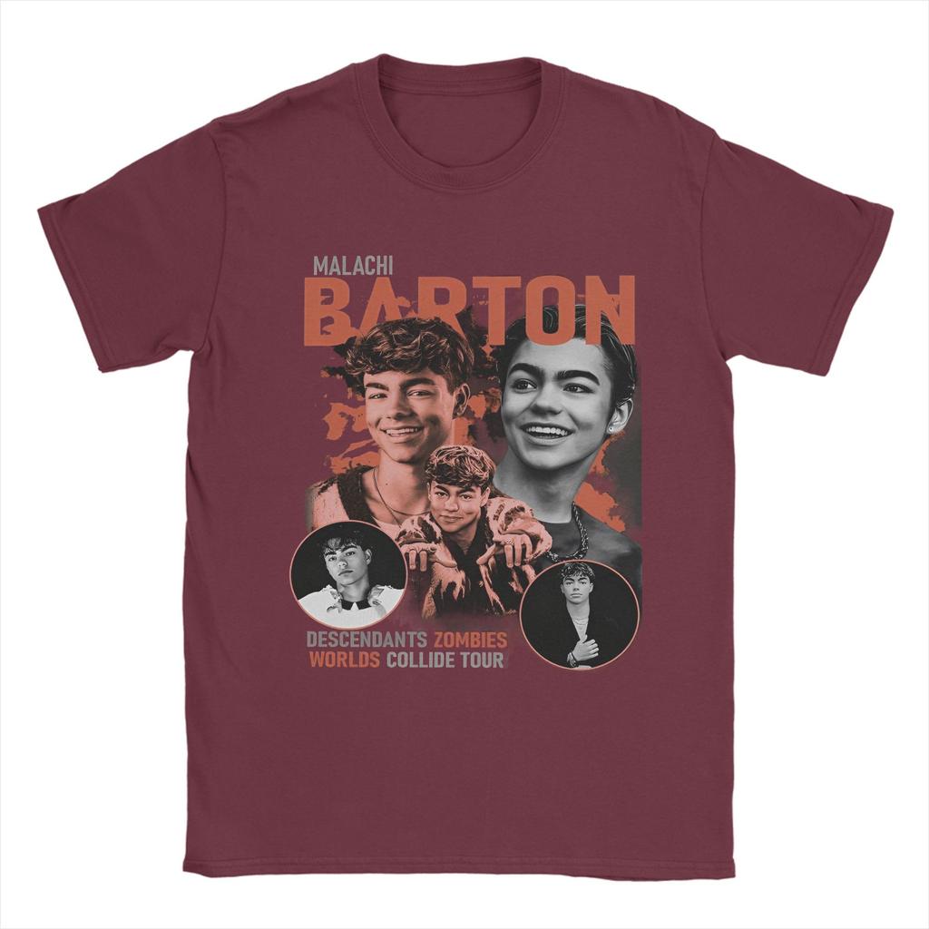 Descendants Zombies Worlds Collide Tour Malachi Burton Victor T Shirt  Cotton Clothing Fashion Short Sleeve Shirt