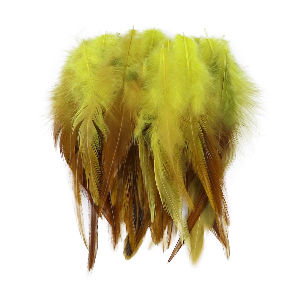 50Pcs Fluffy Natural Rooster Feathers Crafts DIY Accessories 8-15CM Chicken Feather Fly Tying Materials Sewing Decoration Plumes
