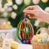 Easter Egg Children's Handmade Wooden Craft Painting Set Easter Decorations  Easter Children's Toys 20ml