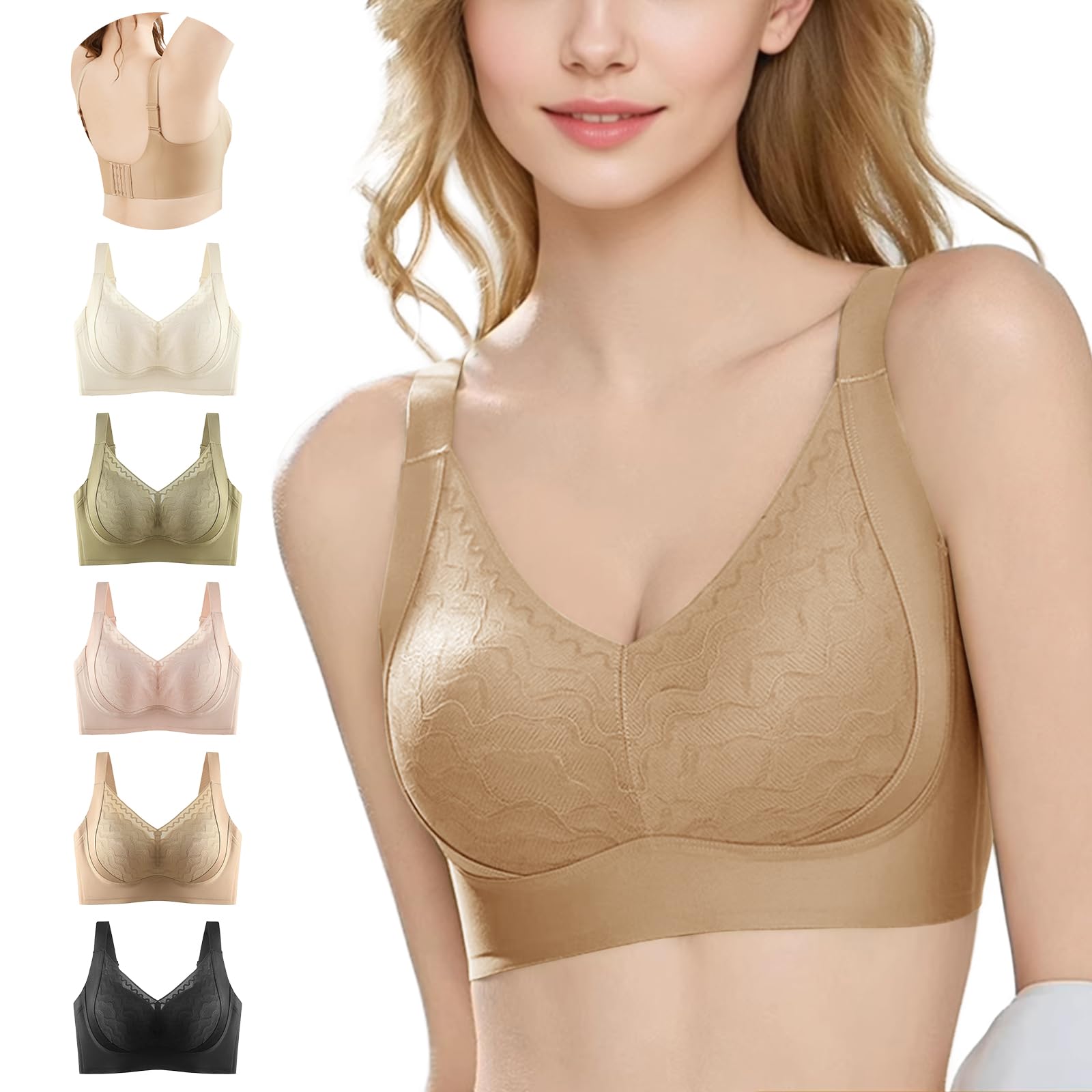 

Бюстгальтер, который делает вашу грудь меньше, коррекция груди, улучшенная дышащая сетка, высокая чистота, тонкий, уменьшает большую красивую грудь и спину кофейный